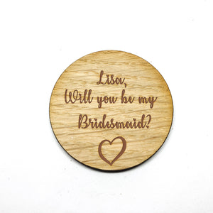 Will You Be My Bridesmaid Magnet