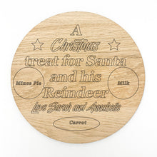 Load image into Gallery viewer, &#39;A Christmas Treat For Santa&#39; Wooden Tray
