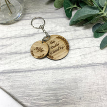 Load image into Gallery viewer, &#39;This Daddy is loved by..&#39; Keyring
