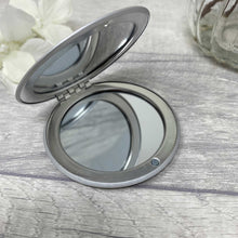 Load image into Gallery viewer, Engraved Custom Name Compact Mirror - Best Mum Nan - Mothers Day Gift for Her
