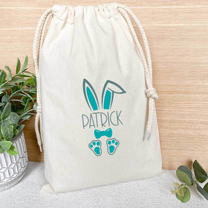 Easter Bunny Personalised Bag - Easter Treats, Easter Egg Hunts